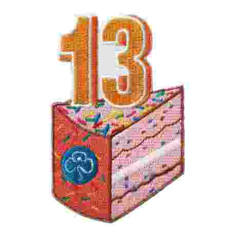 Happy 13th Birthday Badge