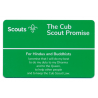 Cub Promise Card - Hindus