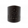 Scouts Plain Embossed Leather Woggle