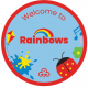 Welcome to Rainbows Woven Badge