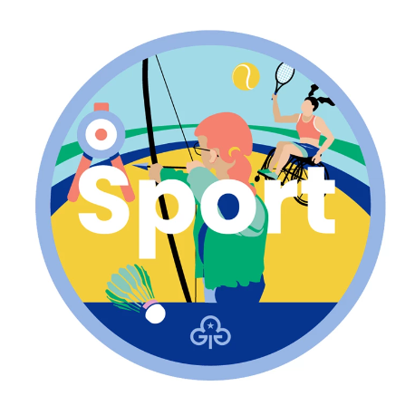 Guides sport adventure woven badge