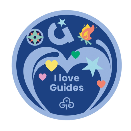 I love Guides woven badge