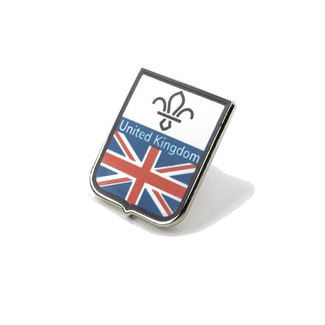 UK Fleur de Lis Scouts Pin Badge