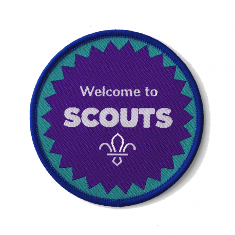 Scouts Welcome Blanket Badge