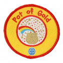 Rainbow Pot of Gold Badge (5 Pack)