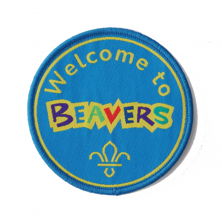 Beavers Welcome Blanket Badge