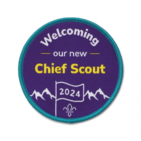 Welcome to our New Chief Scout Blanket Badge