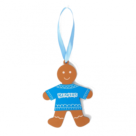 Beaver Scouts Gingerbread Christmas Decoration