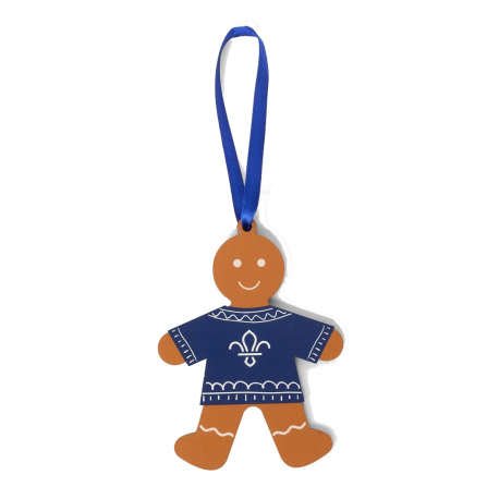 Fleur De Lis Gingerbread Christmas Decoration