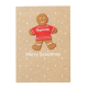 Squirrels Gingerbread Badge Card