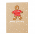 Squirrels Gingerbread Badge Card