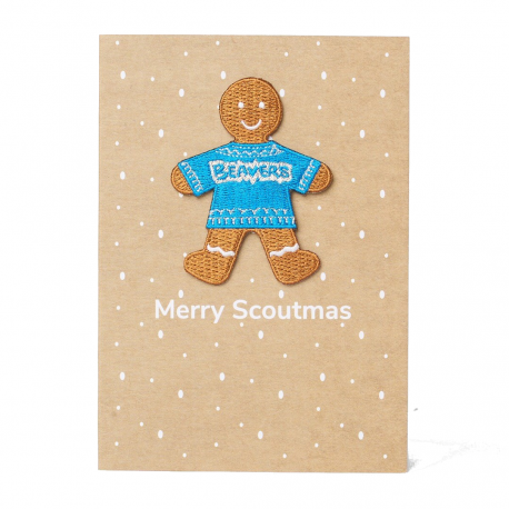 Beavers Gingerbread Badge Card