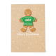 Cubs Gingerbread Badge Card