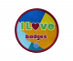 I Love Badges Fun Badge