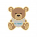 Rangers Teddy Pin Badge