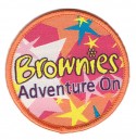 Brownies Adventure On woven badge