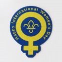 Scouts International Women's Day Woven Badge