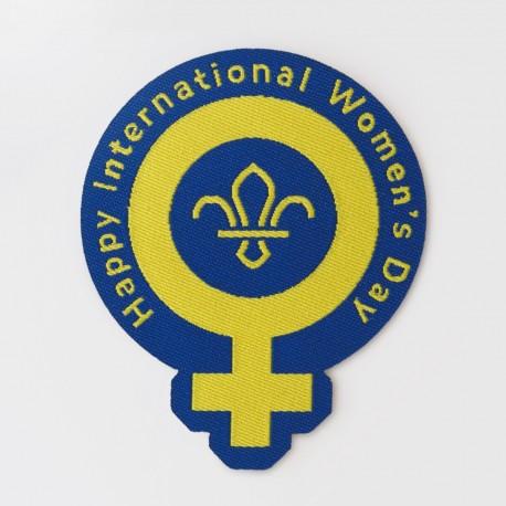 Scouts International Women's Day Woven Badge